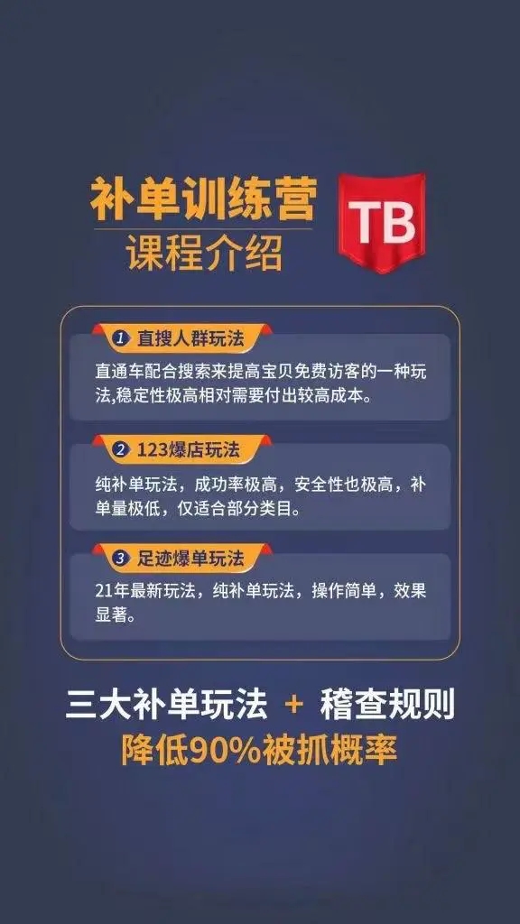 数据蛇淘宝2021最新三大补单玩法+稽查规则，降低90%被抓概率-云途资源库