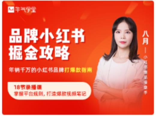 品牌小红书掘金攻略，年销千万的小红书品牌打爆款指南-云途资源库