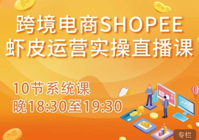 跨境电商Shopee虾皮运营实操直播课，从零开始学，入门到精通（10节系统课）-云途资源库