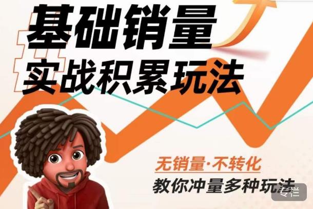 内功丨淘系基础销量实战积累玩法，无销量·不转化，教你冲量多种玩法-云途资源库