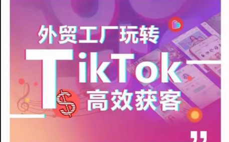 外贸工厂玩转TikTok高效获客，多种引流方式与账号定位技巧，拆解爆款短视频打造成功案例-云途资源库