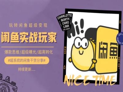 手把手教你0到1系统玩转闲鱼变现，爆款思维/超级曝光/超高转化-云途资源库