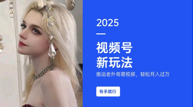 搬运老外奇葩视频，撸视频号分成计划收益，每天只需一小时，新手小白轻松月入过W-云途资源库