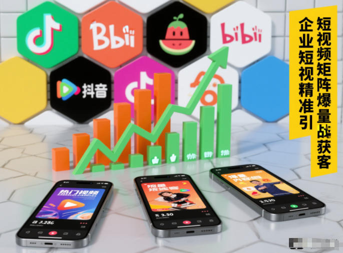 企业短视频精准引流矩阵获客，短视频矩阵爆量战法-云途资源库