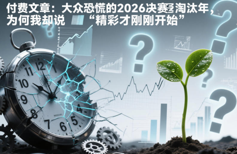 付费文章：大众恐慌的2026决赛淘汰年，为何我却说“精彩才刚刚开始”？-云途资源库