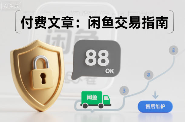 付费文章：闲鱼交易指南，怎么才能降低被坑被马扁的概率-云途资源库