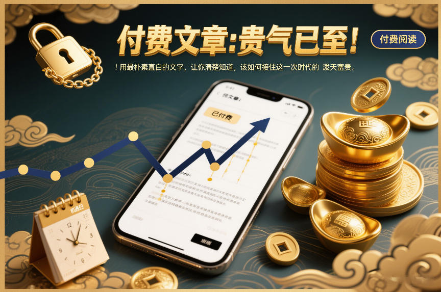 付费文章：贵气已至！用最朴素直白的文字，让你清楚知道，该如何接住这一次时代的泼天富贵-云途资源库