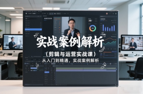 剪辑与运营实战课，从入门到精通，实战案例解析（更新2026）-云途资源库