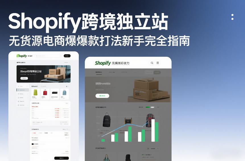 Shopify跨境独立站无货源电商爆款打法新手完全指南-云途资源库