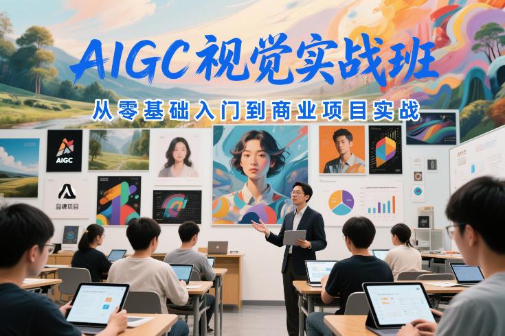 AIGC视觉实战班，从零基础入门到商业项目实战-云途资源库