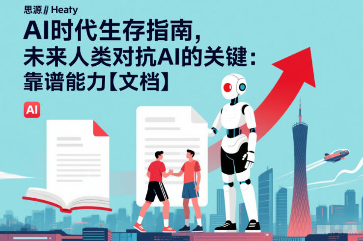 AI时代生存指南，未来人类对抗AI的关键：靠谱能力【文档】-云途资源库