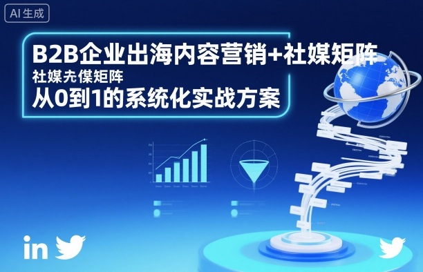B2B企业出海内容营销+社媒矩阵，从0到1的系统化实战方案-云途资源库