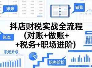 抖店财税实战全流程(对账+做账+税务+职场进阶)-云途资源库