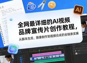 全网最详细的AI视频品牌宣传片创作教程，从脚本生成、图像制作到视频合成的全链条实操-云途资源库