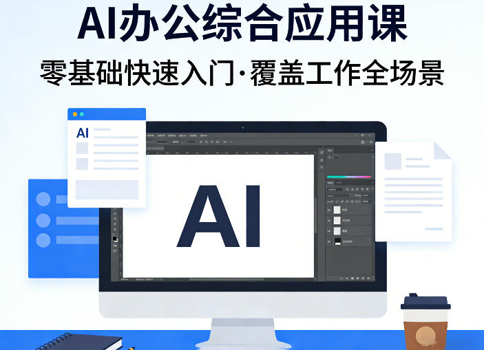 AI办公综合应用课，零基础快速入门，覆盖了工作中各种应用场景-云途资源库