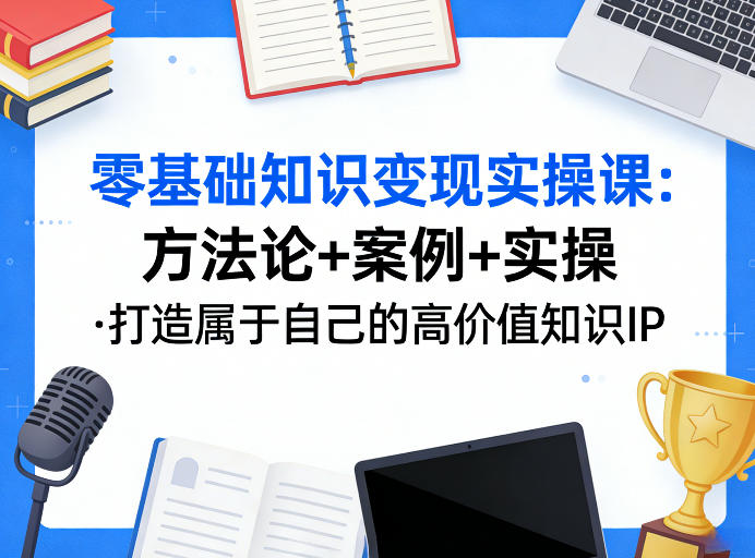 零基础知识变现实操课，方法论+案例+实操，打造属于自己的高价值知识IP-云途资源库