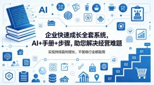 企业快速成长全套系统，AI+手册+步骤，助您解决经营难题，实现持续盈利增长，不管啥行业都能用-云途资源库