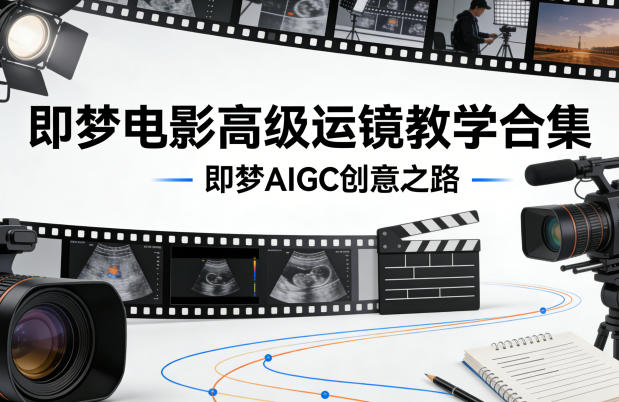 即梦电影高级运镜教学合集，即梦AIGC创意之路-云途资源库