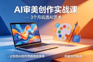 AI审美创作实战课，3个月玩透AI艺术，让你的AI创作思路脱胎换骨，突破创作瓶颈（更新0617）-云途资源库