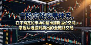 高阶实战交易体系,在不确定的市场中精准捕捉溢价空间,掌握从选股到卖出的全链路交易心法(更新6月)-云途资源库