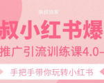 狼叔小红书爆款推广引流训练课4.0，手把手带你玩转小红书-云途资源库