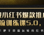 小红书爆款推广引流训练课5.0，手把手带你玩转小红书（17节实操视频+话术）-云途资源库