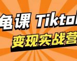 龟课·TikTok变现实战训练营线上第1期，多种变现模式，轻松赚美刀-云途资源库