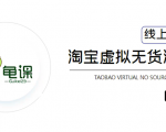 龟课·淘宝虚拟无货源电商5期，全程直播 现场实操，一步步教你轻松实现躺赚-云途资源库