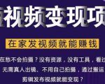 在家也能操作的短视频赚钱项目，无需真人，不用拍摄，纯搬运月入2到5万-云途资源库