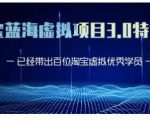 黄岛主·淘宝蓝海虚拟项目3.0，小白宝妈零基础的都可以做到月入过万-云途资源库