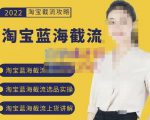 2022淘宝蓝海截流攻略，淘宝蓝海截流选品上货实操讲解-云途资源库