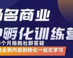 杨名商业IP孵化训练营，从商业到内容到转化一站式学 价值5980元-云途资源库