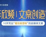 李欣频|文案创造课，0基础可报10天写出“看到就想转”的自媒体文案-云途资源库