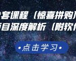 京东撸货全套课程（惊喜拼购），京东撸货项目深度解析（附软件）-云途资源库