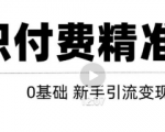 玩转知识付费项目精准引流，给你1套课多账号操作落地方案！-云途资源库