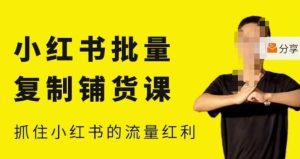 张宾·小红书批量复制铺货课，小红书0-1快速起号变现玩法，抓住小红书的流量红利（更新2023年3月）-云途资源库