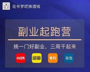 花爷-副业起跑营第2期，挑一门好副业，三周干起来（闲鱼｜小红书｜量化｜套利）-云途资源库