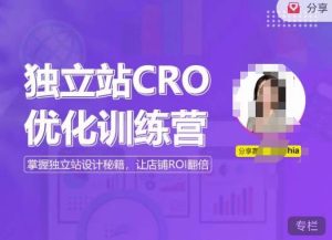 独立站CRO优化训练营，掌握独立站设计秘籍，打造高转化的独立站，让店铺ROI翻倍-云途资源库