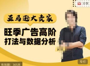 阿甘·亚马逊大卖家广告高阶打法与数据分析，走出传统广告误区；揭秘大卖惯用打法；数据驱动广告决策-云途资源库