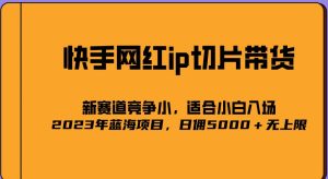 2023爆火的快手网红IP切片，号称日佣5000＋的蓝海项目，二驴的独家授权-云途资源库