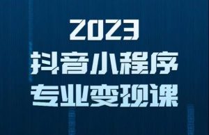 2023年抖音小程序变现保姆级教程，0粉丝新号，无需实名，3天起号，第1条视频就有收入-云途资源库