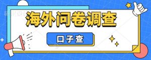 外面收费5000+海外问卷调查口子查项目，认真做单机一天200+【揭秘】-云途资源库