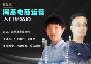 2023手淘搜索实操课+体系化课程，​起店起单品实操视频课程-云途资源库