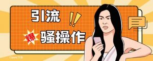 最新引流骚操作，单账号日引50-100，简单粗暴，适合于小白各行各业都可以进行操作，精准粉丝加到爆-云途资源库