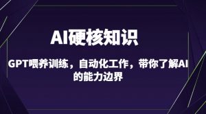 AI硬核知识-GPT喂养训练，自动化工作，带你了解AI的能力边界（10节课）-云途资源库