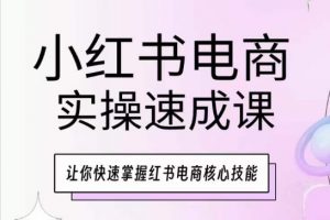 小红书电商实操速成课，让你快速掌握红书电商核心技能-云途资源库