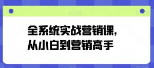 全系统实战营销课，从小白到营销高手-云途资源库