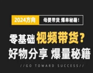 短视频母婴赛道实操流量训练营，零基础视频带货，好物分享，爆量秘籍-云途资源库
