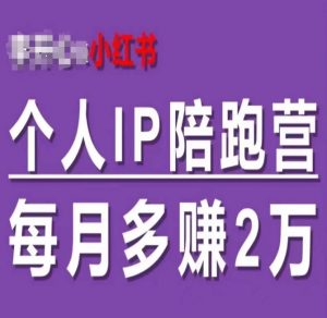 小红书个人IP陪跑营，60天拥有自动转化成交的双渠道个人IP，每月多赚2w-云途资源库