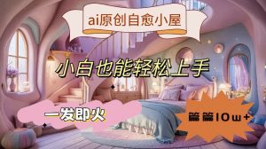 ai原创治愈小屋，小白也能轻松上手，一发即火，篇篇10w+【揭秘】-云途资源库